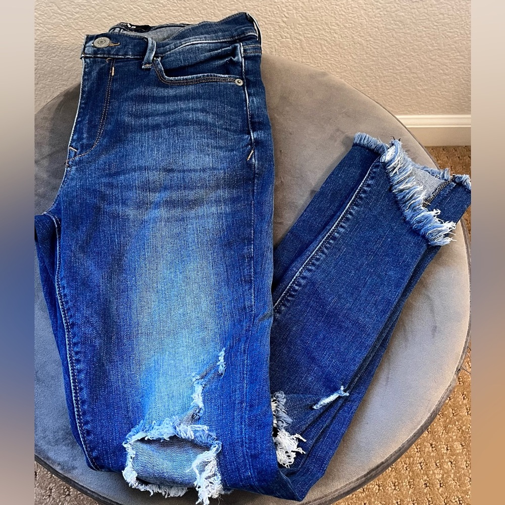Express mid rise ankle jean leggings